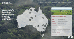 Desktop Screenshot of epuron.com.au